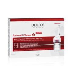 Vichy Dercos Aminexil Clinical 5 Vrouwen Haarverlies 21 ampullen