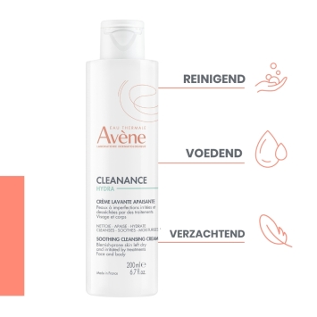 Avène Cleanance Hydra Verzachtende Reinigingscrème 200ml