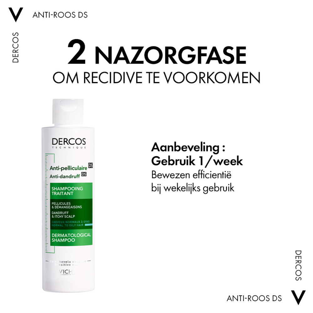 Vichy Dercos Technique Anti-Roos DS Shampoo Normaal tot Vet haar 200ml