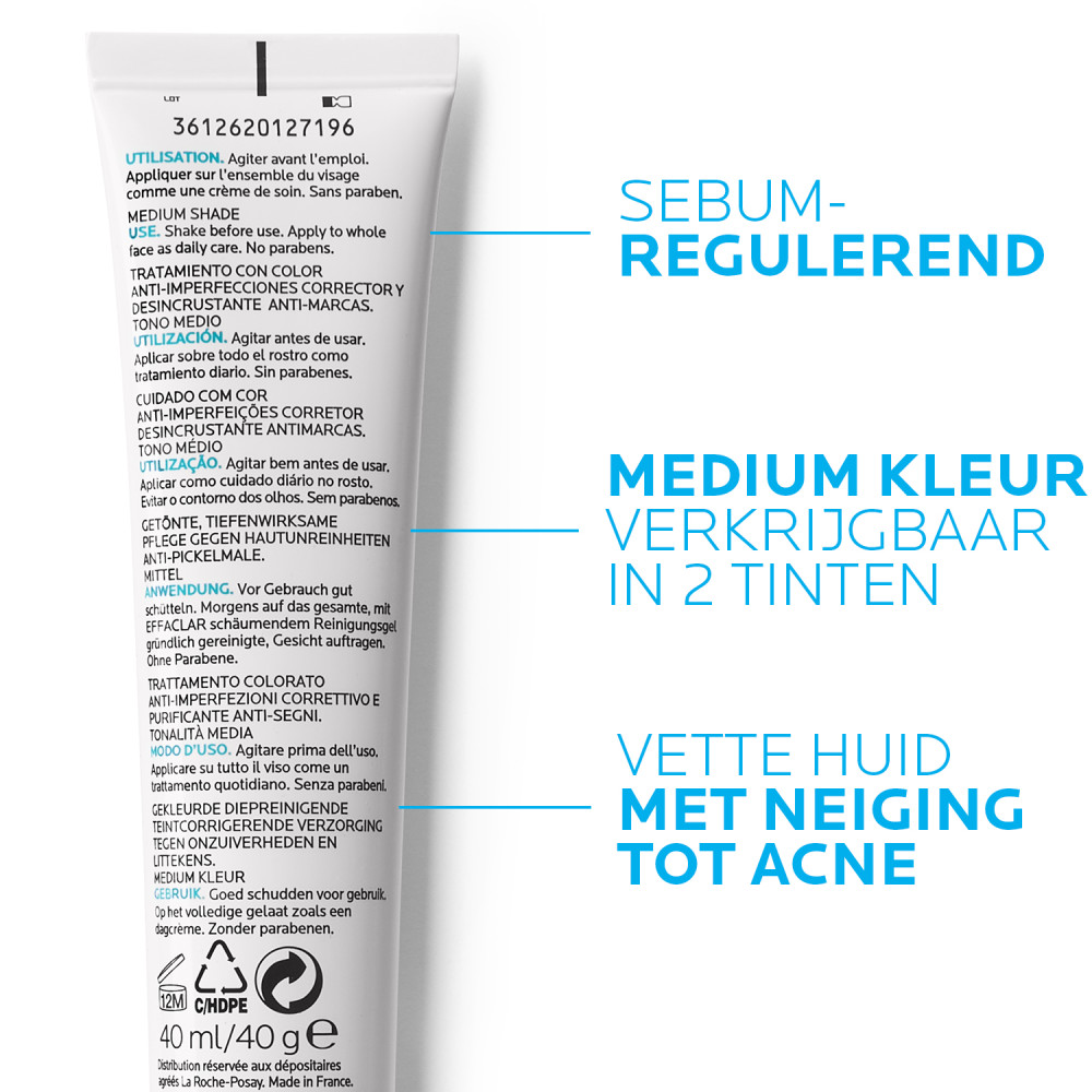 La Roche-Posay Effaclar Duo + Unifiant Medium Dagcrème 40ml