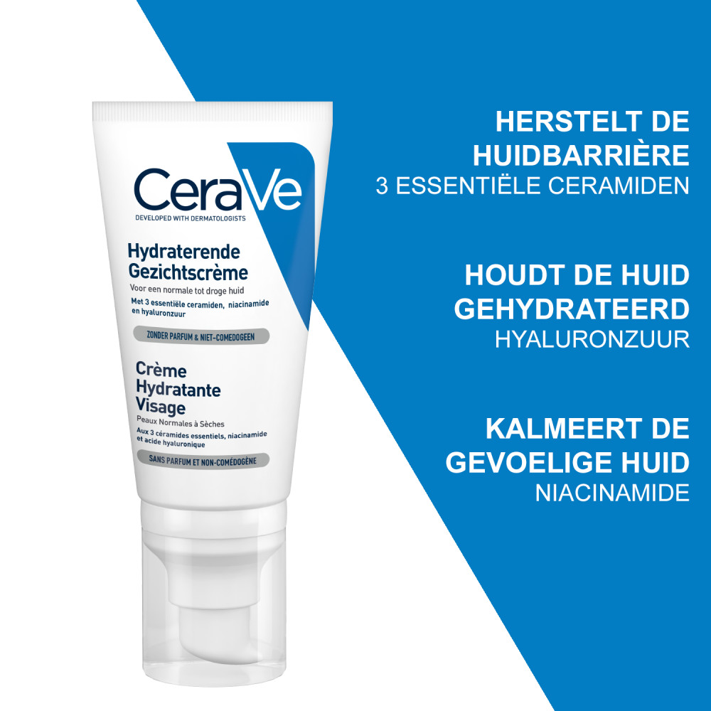 CeraVe Hydraterende Gezichtscreme voordelen