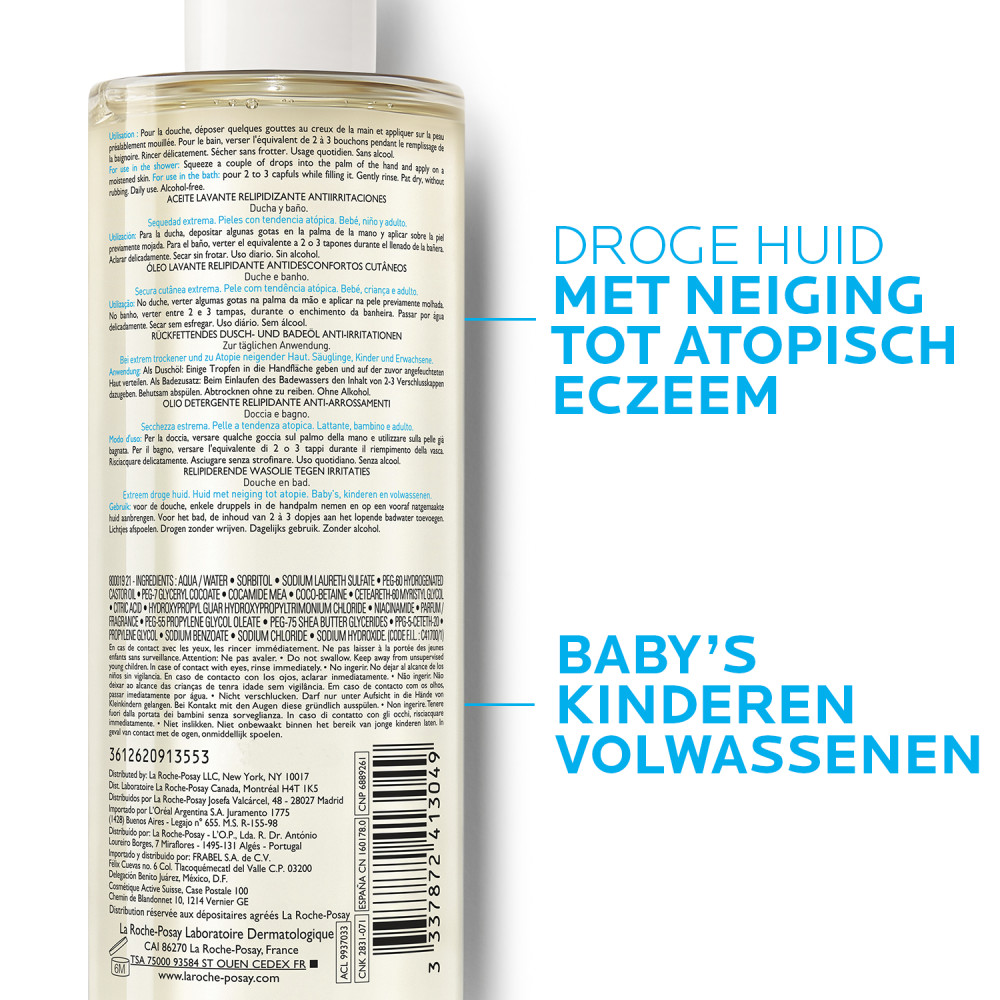 La Roche-Posay Lipikar Douche Olie AP+ 750ml