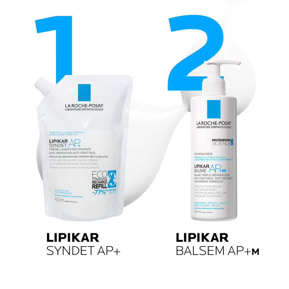 La Roche-Posay Lipikar Syndet AP+ Lichaamsreiniging Navul 400ml