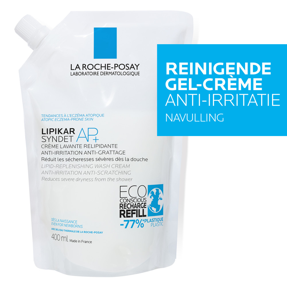 La Roche-Posay Lipikar Syndet AP+ Lichaamsreiniging Navul 400ml