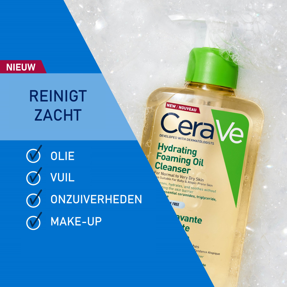 CeraVe Hydraterende Schuimende Reinigingsolie 236ML