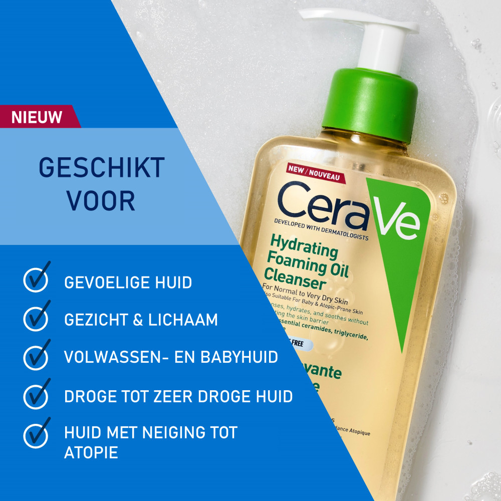 CeraVe Hydraterende Schuimende Reinigingsolie 236ML