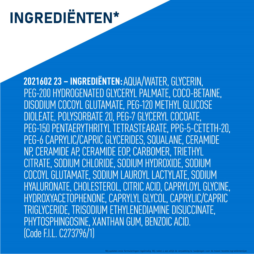 CeraVe Hydraterende Schuimende Reinigingsolie 473ml