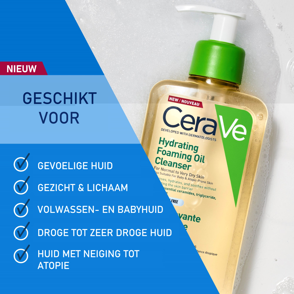 CeraVe Hydraterende Schuimende Reinigingsolie 473ml