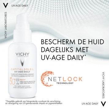 Vichy Capital Soleil UV-Age Daily SPF50+ Zonnebrand Getint 40ml