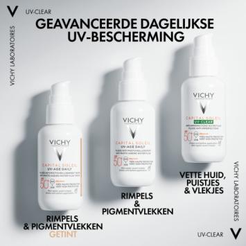 Vichy Capital Soleil UV Clear Anti-onzuiverheden Zonnebrand SPF50+ 40ml