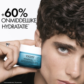 Vichy Minéral 89 Hydraterende Boost Crème 72 uur Parfumvrij 50ml