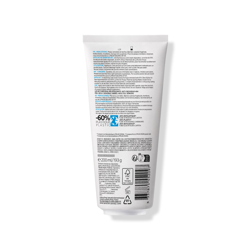 La Roche-Posay Lipikar Melk Bodylotion Eco-tube 200ml