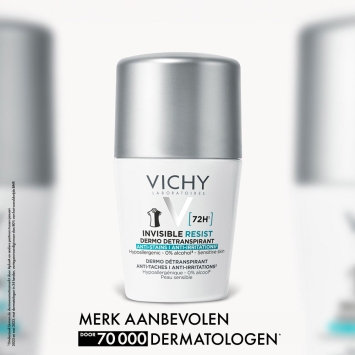 Vichy Invisible Resist 72h Anti-Transpirant Gevoelige huid 50ml