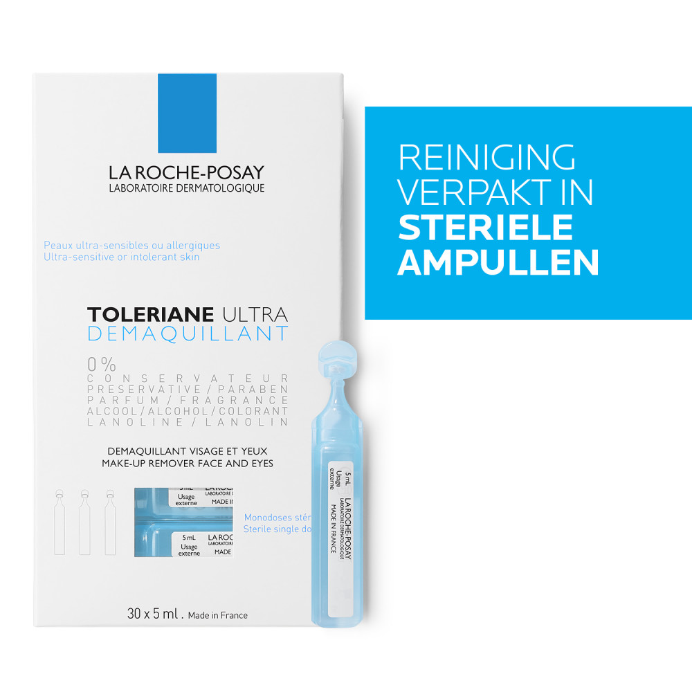 La Roche-Posay Toleriane Oogreinigingsampullen 30x5ml