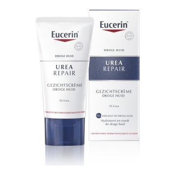 Eucerin UreaRepair Verzachtende Gezichtscrème 5% Urea 50ml