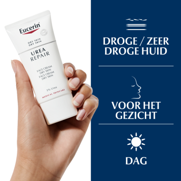 Eucerin UreaRepair Verzachtende Gezichtscrème 5% Urea 50ml